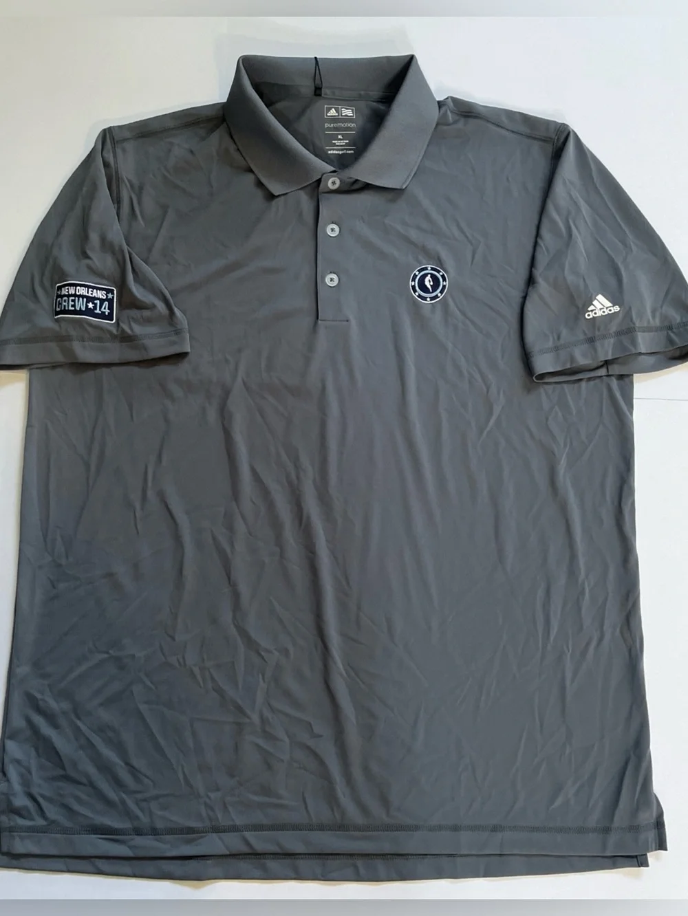 NWT Adidas Puremotion 2014 NBA All Star Game Crew Polo Shirt Men XL New Orleans